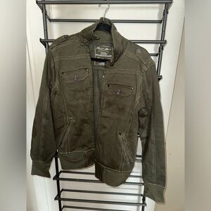 Point Zero Dark Olive Military Jacket